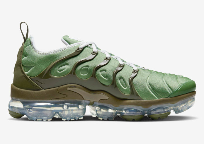 Women Vapormax plus Green running shoes